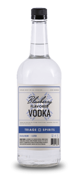 Blueberry Vodka bottle