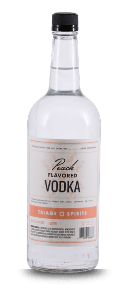 Peach Vodka bottle